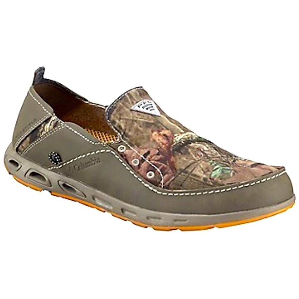 Columbia Shoes Mens 9.5 Bahama Vent PFG Slip On Loafers Camo Moc Toe Omni Shield